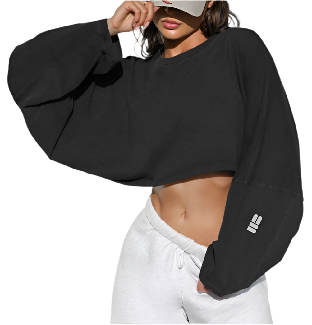 Mind Above Body™ Cropped Crewneck Sweatshirt (Pre-Order)
