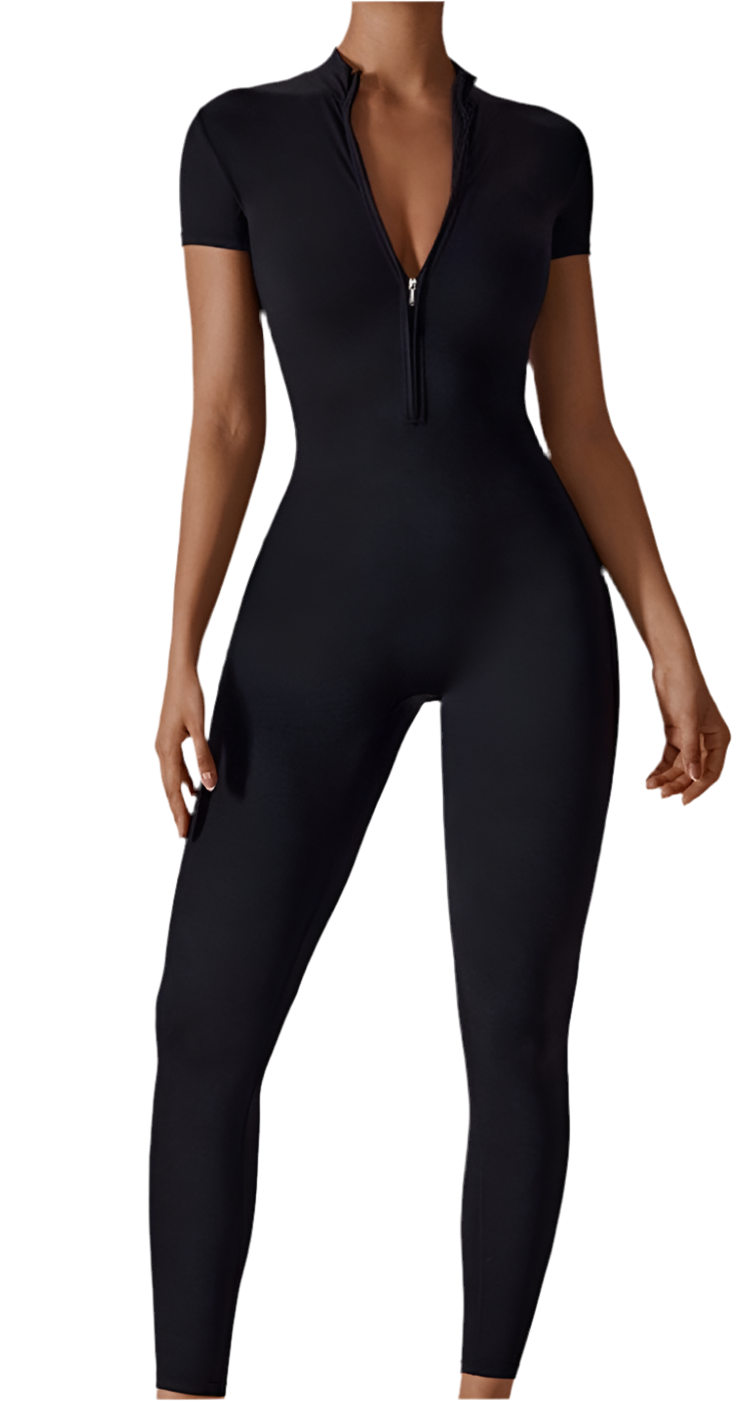 Mind Above Body™ Contour Zip-Front Jumpsuit