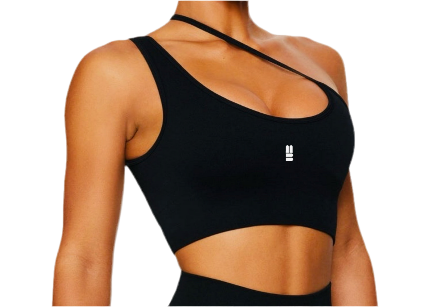 Mind Above Body™ Seamless Asymmetric Strap Sports Bra