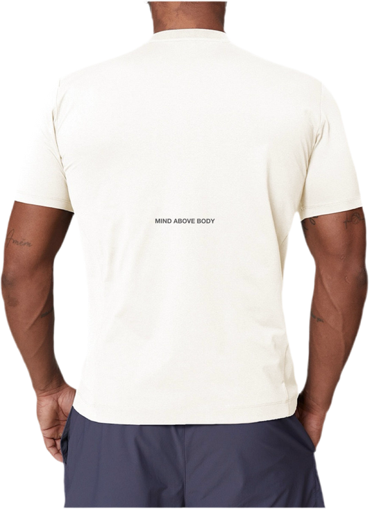 Men’s Performance Tee – Ivory White (Pre-Order)