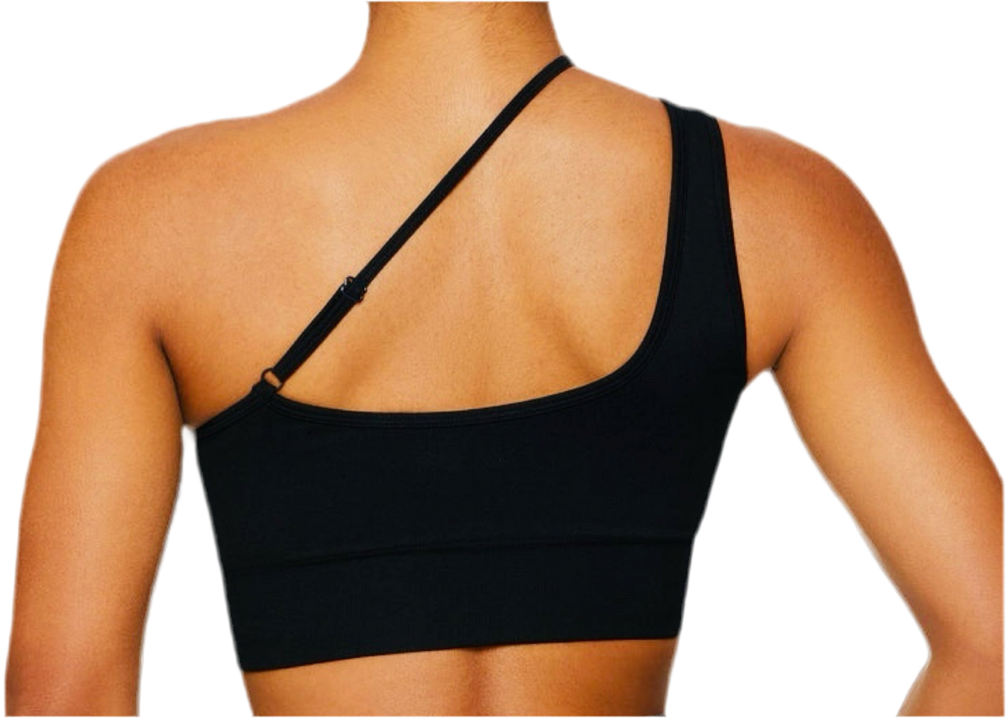 Mind Above Body™ Seamless Asymmetric Strap Sports Bra