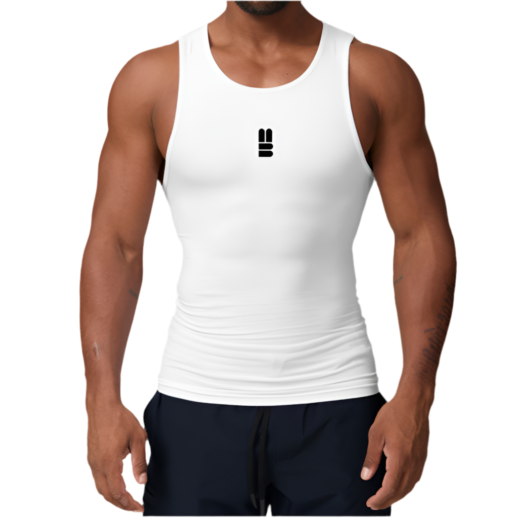 Mind Above Body™ Compression Tank - White (Pre-Order Now)