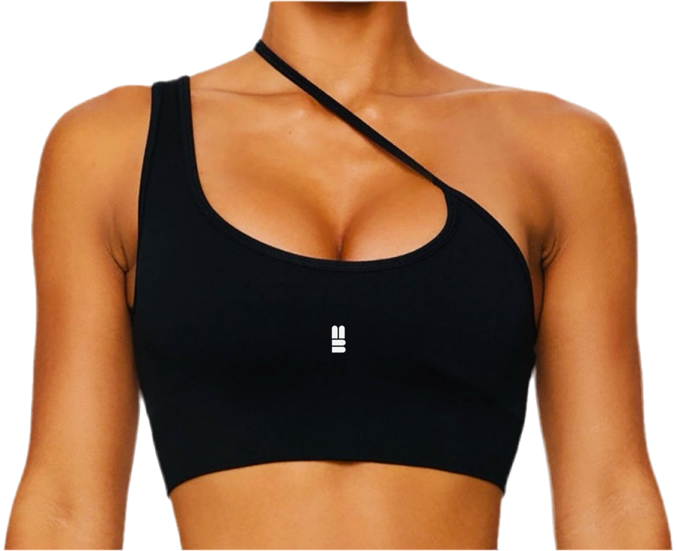 Mind Above Body™ Seamless Asymmetric Strap Sports Bra