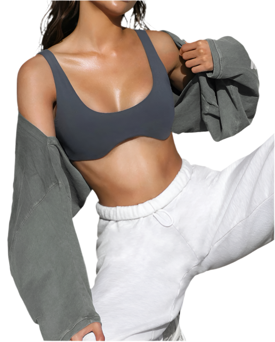 Mind Above Body™ Cropped Crewneck Sweatshirt (Pre-Order)