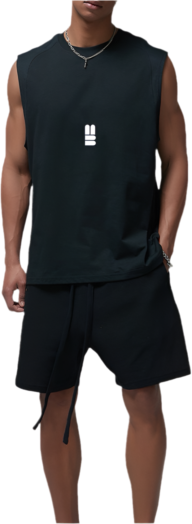 Mind Above Body™ Relaxed Fit Sleeveless Training Tank – Black (Pre Order)