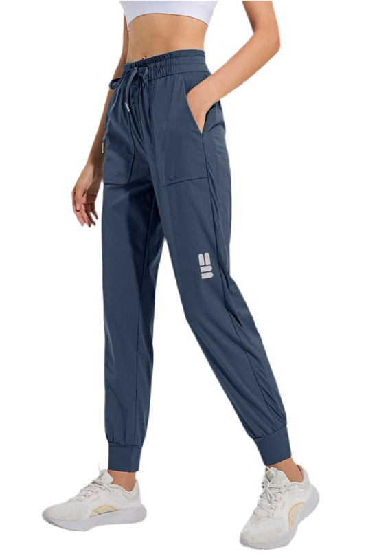 Mind Above Body™ Momentum Tapered Joggers — Steel Blue (Pre-Order)