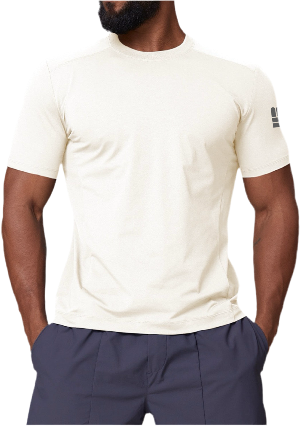 Men’s Performance Tee – Ivory White (Pre-Order)