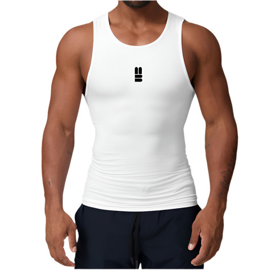 Mind Above Body™ Compression Tank - White (Pre-Order Now)
